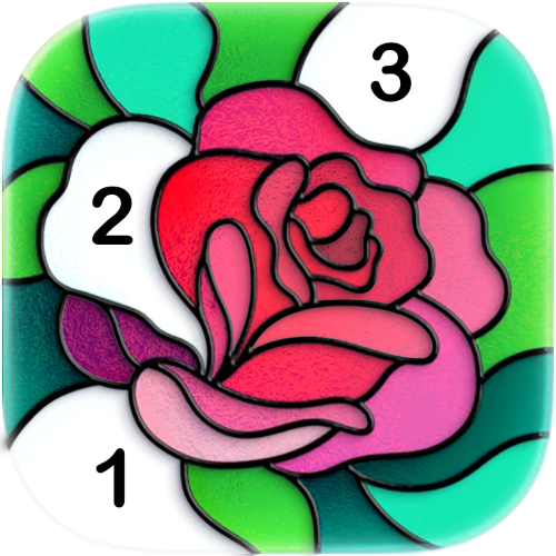 ios icon stained-glass